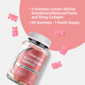 Glutathione 500mg gummies l-glutathione مع الكولاجين