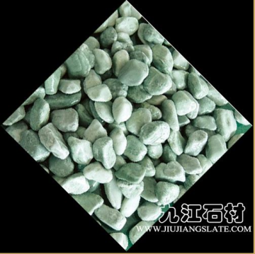 Building Material Pebbles Stones for Landscaping, Green Pebbles stones