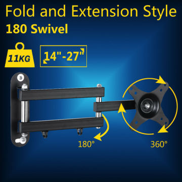 180 Degree Swivel Extendable Arm Tv Bracket LCD Mount