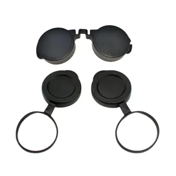 Durable Rubber Eyepiece and Objective Lens Cover for 10x42 Telescope