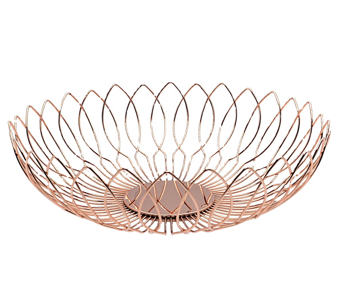 Hollow Stainless Steel Metal Wire Fruit Vegetable Basket