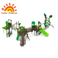 Peralatan Playground Campuran Pohon Alami Untuk Anak-Anak