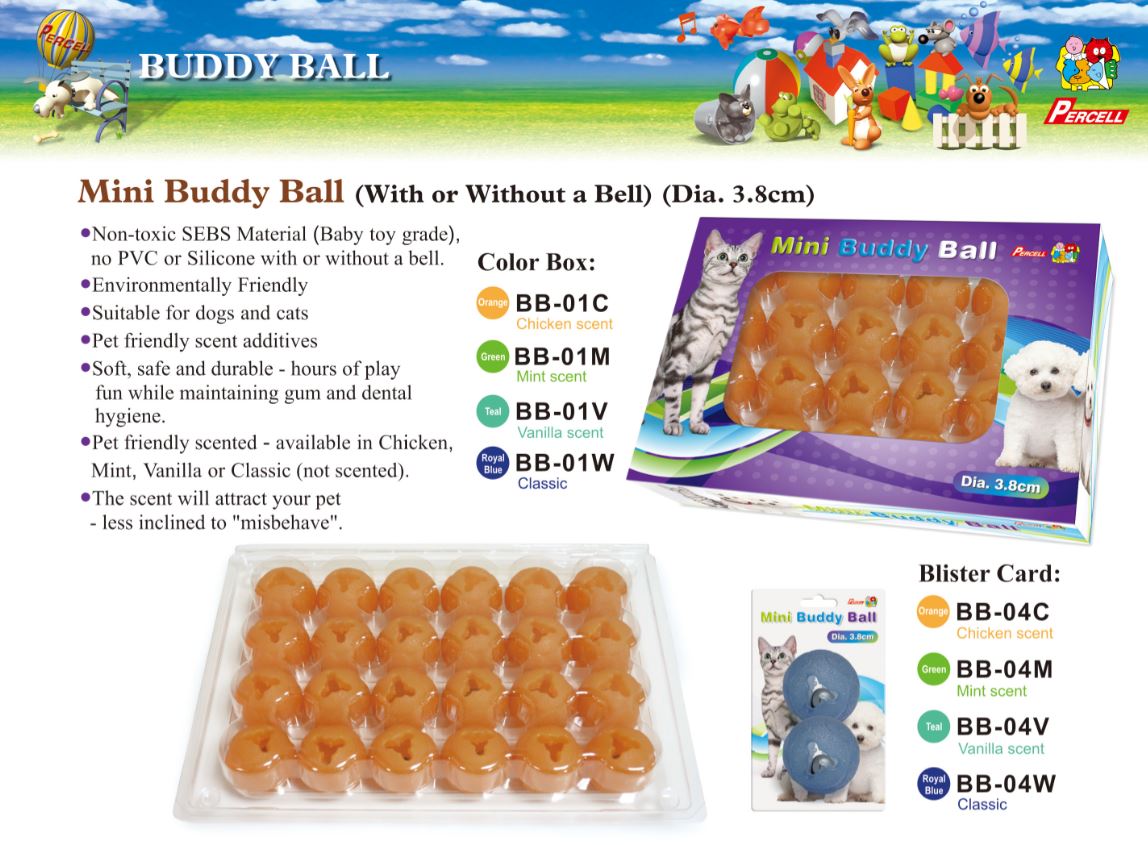 Mini Buddy Ball in box package