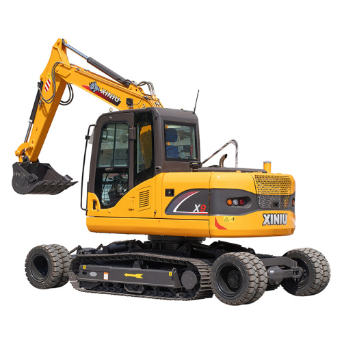 Rhinoceros X9 Wheel-Crawler Backhoe with 0.3 cbm bucket capacity