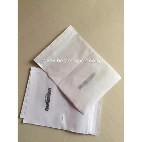 Changeable Barcode Adhesive Grip Bags