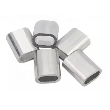 Wholesale DIN 3093 Double Hole Oval Aluminum Ferrules for Stainless Steel Wire Ropes - China Manufacturer