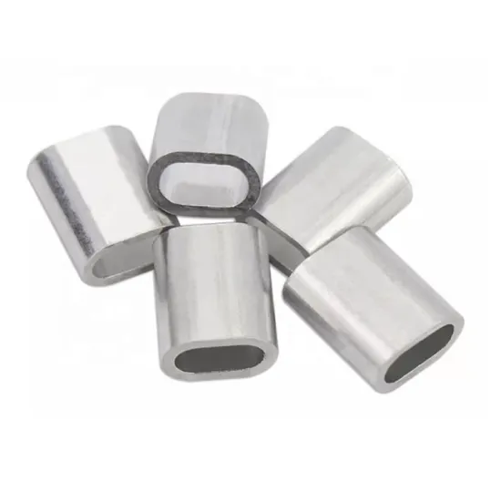 Wholesale DIN 3093 Double Hole Oval Aluminum Ferrules for Stainless Steel Wire Ropes - China Manufacturer