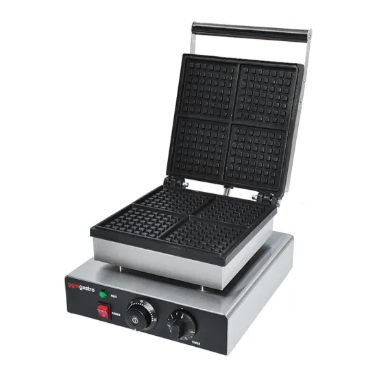 Commercial Electric Fish Cake Waffle Machine One Plate Three Fish