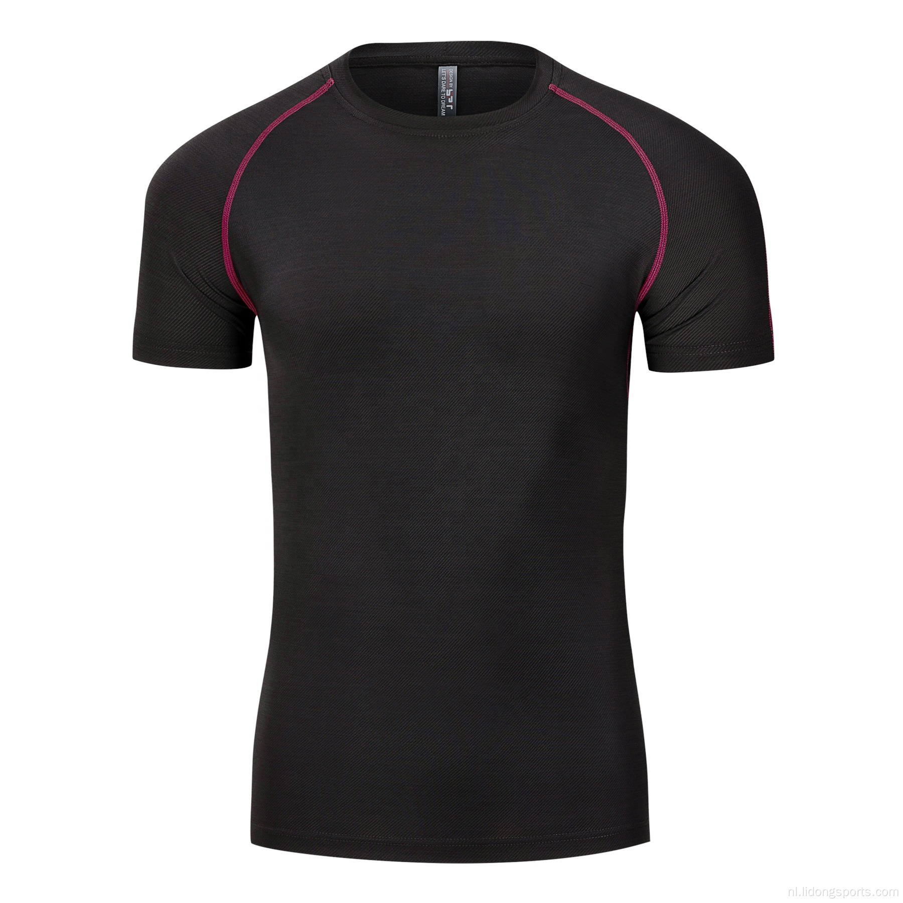 Groothandel volwassen fitness Sport Men T-shirt met korte mouwen