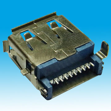 USB3.0 Connector, SMT Type, RoHS Mark with Brass or Copper Alloy