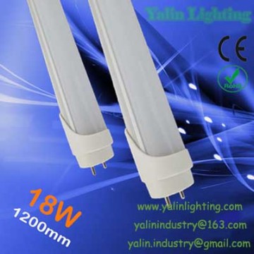 18W 120cm T8 LED tube, fluorescent SMD lamp milky/clear cover