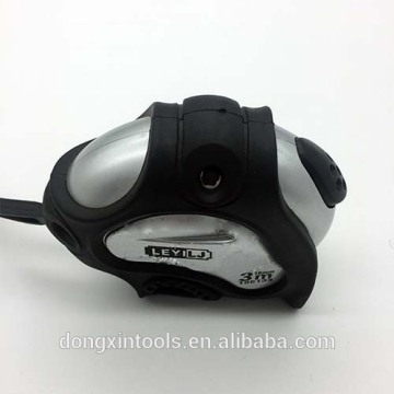 High quality UV chrome rubbered model with one autolock steel measure tape