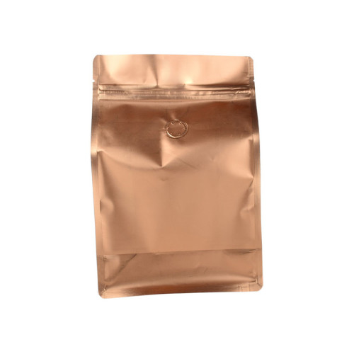 Tilpasset design Mylar aluminiumsfolie enveis ventil Ziplock 500g kaffepose Engros