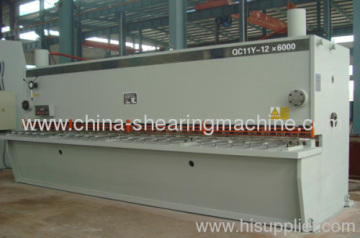 Qc11y - 12 x 6000 Nc hidraulik gilotin Shearing, mengembala Mesin, Mesin memotong