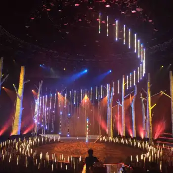 LED Kinetic Pixel Tube Lifting Bar Falling Star Night Club Light