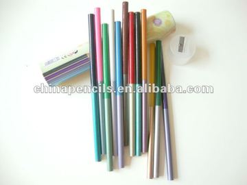 7inch High-quality red wooden Double Colour Pencils