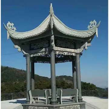 Custom Stone Carving Pavilion