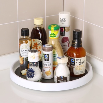 360 Degree Rotating Plastic Herb and Condiment Storage Turner for Cabinets