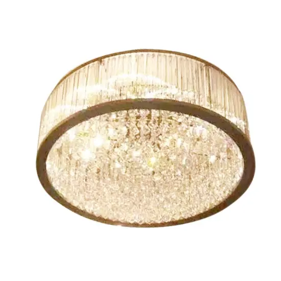 INSHINE Round Gold Bright Hanging Pendant Light