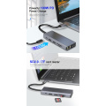 12 ports usb hub dual hdmi dp dock