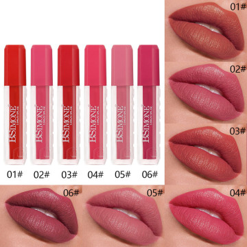 6 Colors Waterproof Long Lasting Nude Non-Stick Cup Matte Liquid Lipstick