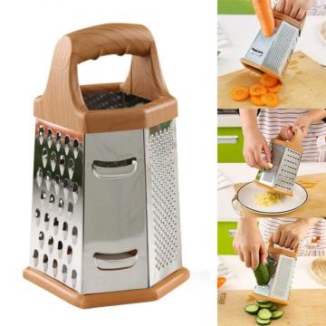 Stainless Steel 6 Sides Kitchen Cheese Grater