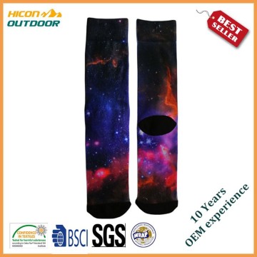 new design sublimation printing cotton socks