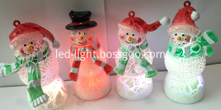 Christmas Gift Crack Series Christmas Snowman Lamp