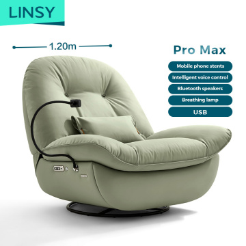 Linsy Living Room Furniture: Adjustable Fabric Reclining Sofa Chair