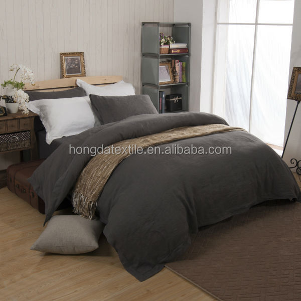 100% Vintage Washed French Linen Fabric Sheets, Duvet Cover