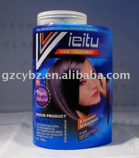 PVC printed hair oil heat shrink sleeves