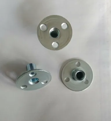 Zinc plated  tee nut for cliff climbing