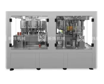 Automatic can fruit juice aseptic beverage filling machines with sealing machine