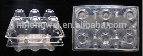 18pc disposable plastic pvc egg trays made in China