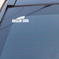 Car Sticker Warning ROLLING COAL Interesting Diesel PVC Decal Car Decoration Sticker Creative Waterproof Black/white, 14cm*5cm