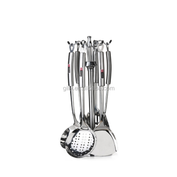 Set di utensili da cucina multifunzionale in acciaio inossidabile per uso di fabbrica