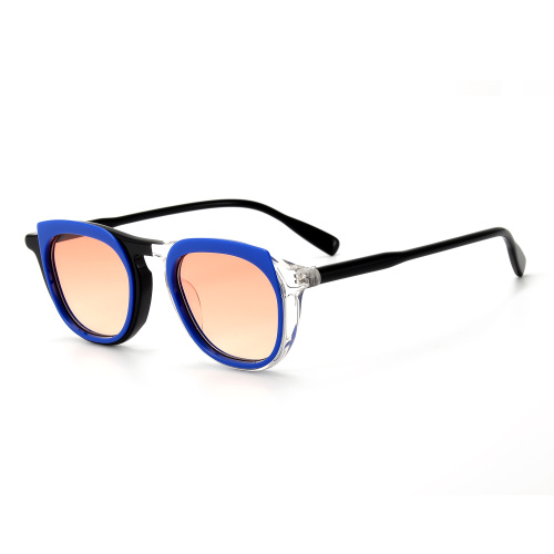 Acetate Sunglasses Frames Round Clear Vintage Eyewear Acetate Frame Factory