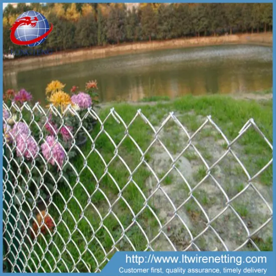 anping hot sale used diamond wire mesh chain link garden fence