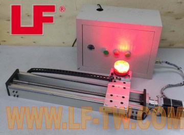screw driving Motorized single motion linear guide stage