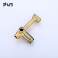 Brass 2 hole wall mount basin faucet