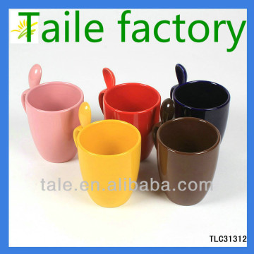 Zhejiang Ceramic Coated Glass Mug 11oz Glass Mugs Borong
