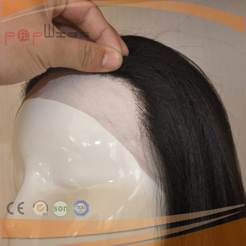 Long Unprocessed Virgin Hair Lace Front Silk Top Yaki Glueless Wigs