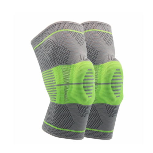 Green blue orange color high compression knee brace support