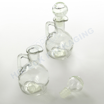 Fancy aromatherapy oil glass bottle with unique shape