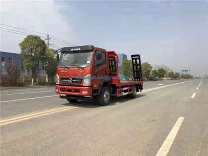 Cheap brand 0 degree flatbed wrecker towing truck