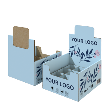 Luxusprodukt -Tablett -Display -Box mit Gitter