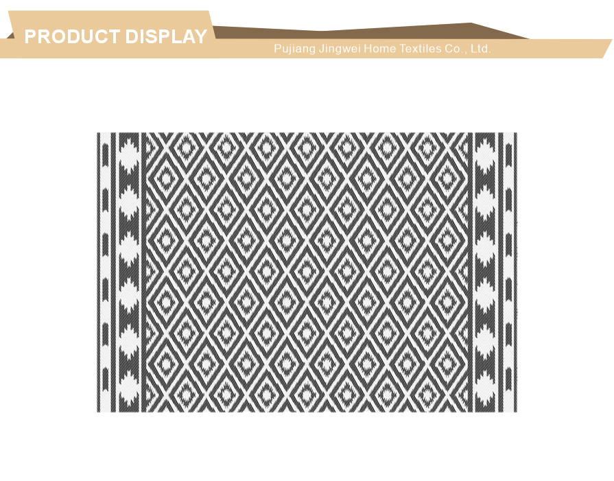 Anti slip woven camping floor pad