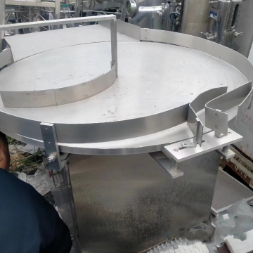Auto Unscramble Feeding Machine with Turntable for Bottles