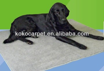 polyester and latex backing pet mats