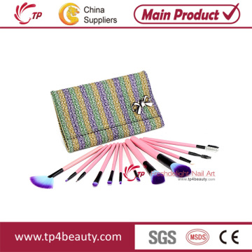 12PCS Wood Makeup Brush (TP-MB12-C)